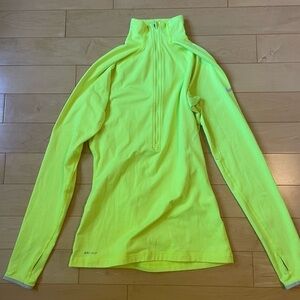 Nike neon half zip top​​